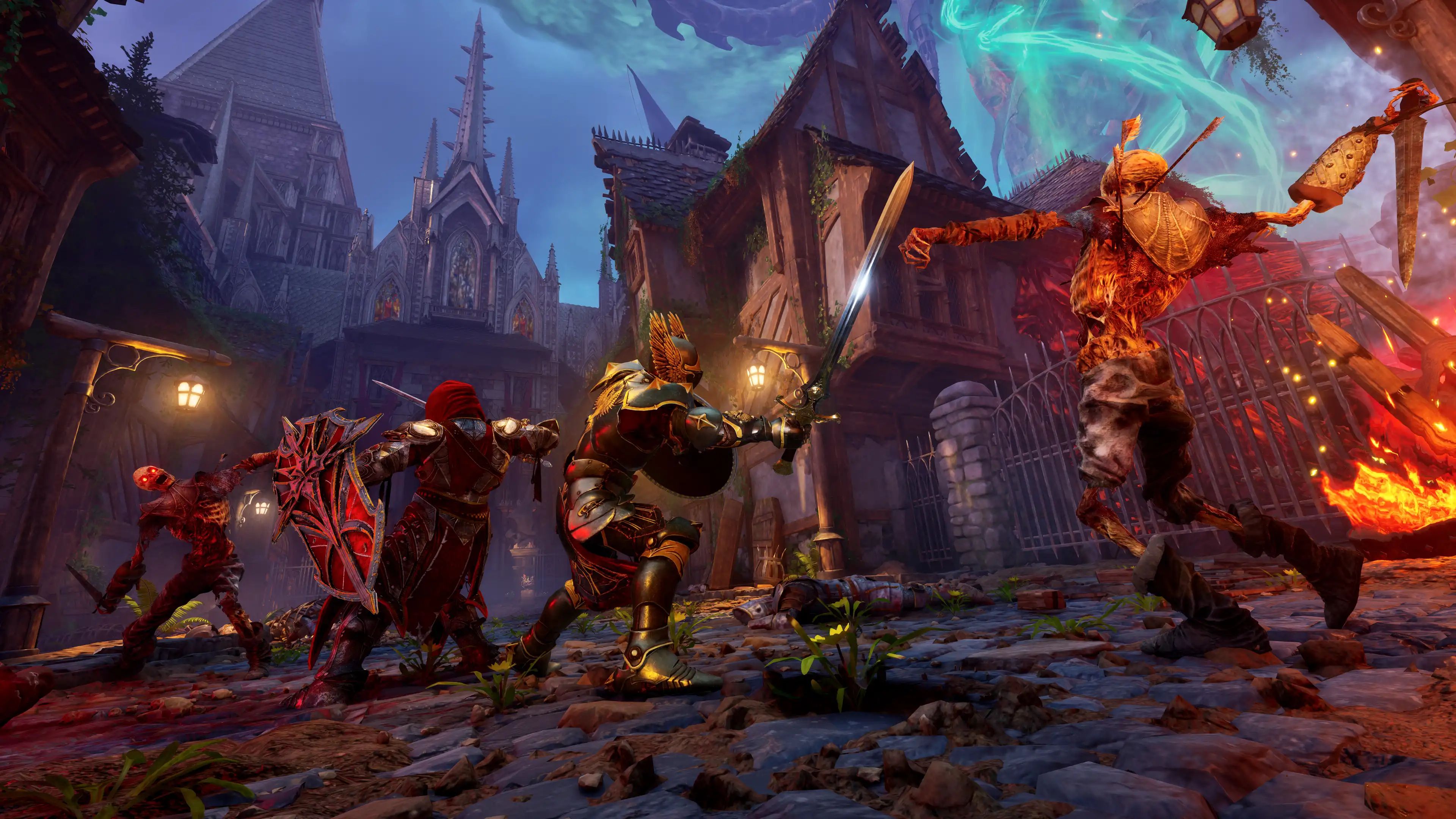 Official Crimson Moon combat screenshot